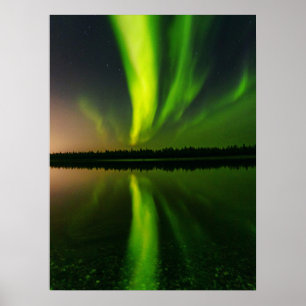 Polarlicht Nordlicht Norwegen Poster