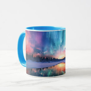 Polarlicht, Nordlicht, Tasse