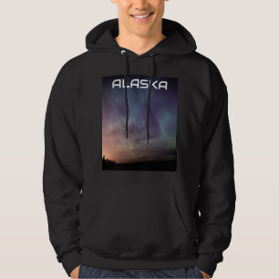 Polarlicht Nordlichter Alaska Himmel Nacht Hoodie