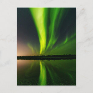 Polarlicht Nordlichter Island Postkarte