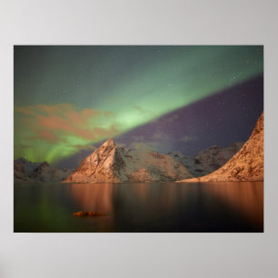 Polarlichter, Aurora Borealis Poster