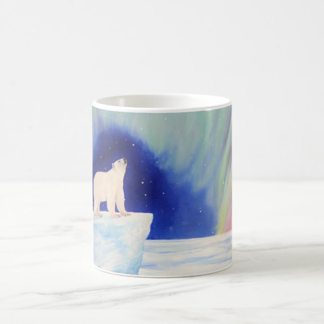 Polarlichter Kaffeetasse (Mittel)