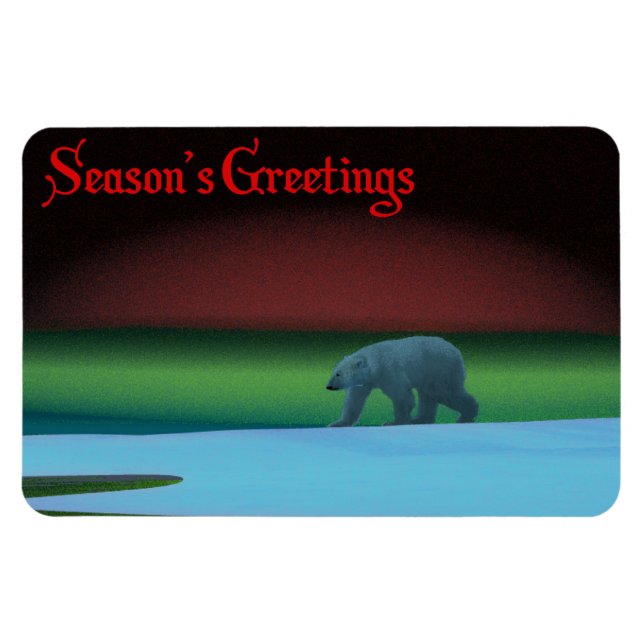 Polarlichter Magnet (Horizontal)