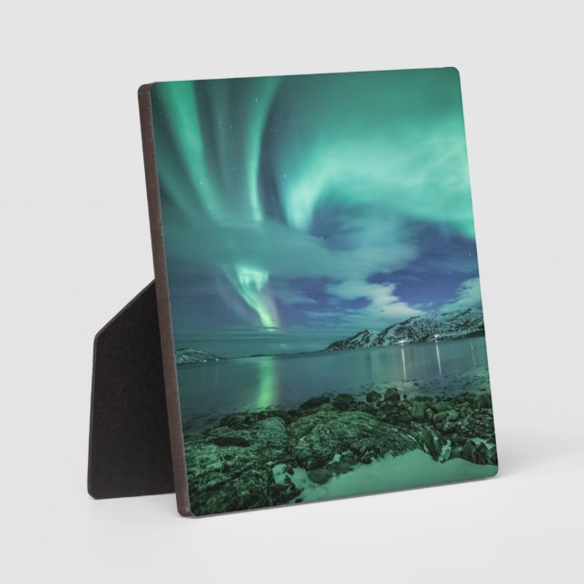 Polarlichter Naturfotografie Fotoplatte (Vorderseite)