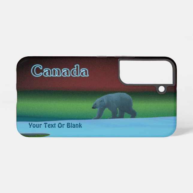 Polarlichter Samsung Galaxy Hülle (Rückseite (Horizontal))