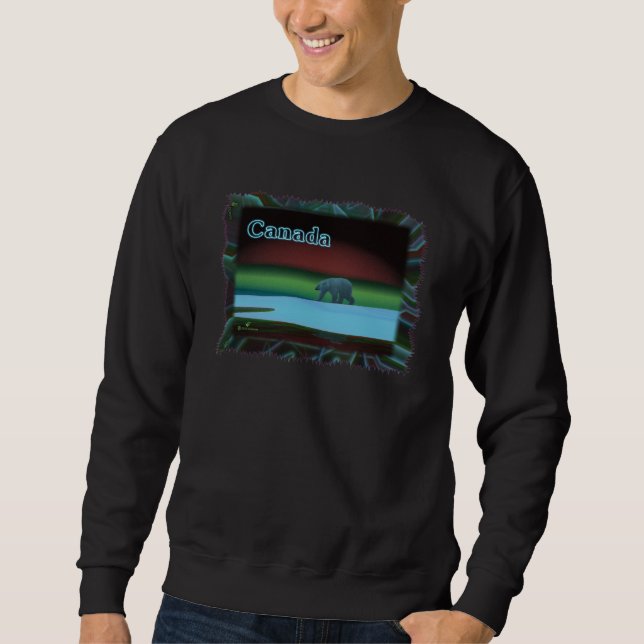 Polarlichter Sweatshirt (Vorderseite)