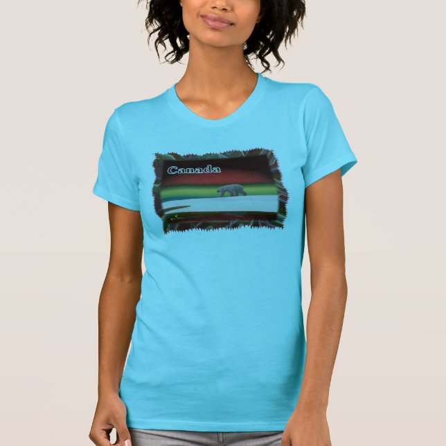 Polarlichter T-Shirt (Vorderseite)