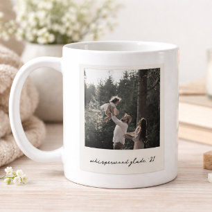 Polaroid-Foto-Kaffeetasse   Individuelle Vintage-K Kaffeetasse