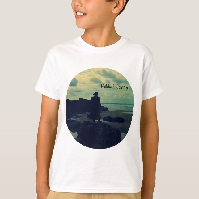 Poldark Country Foto Cornwall England T-Shirt (Vorderseite)
