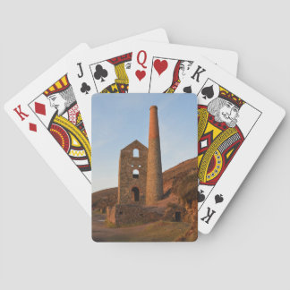 Poldark Land-Bergwerk ruiniert Cornwall England Spielkarten
