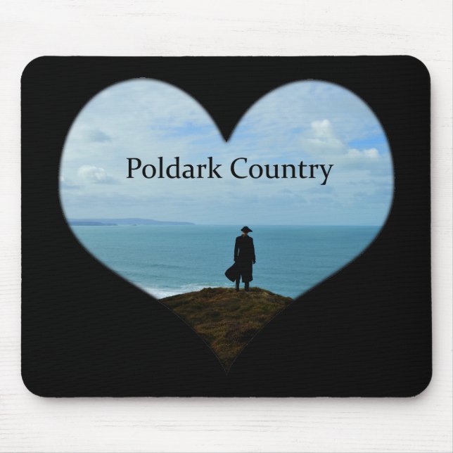 Poldark Land-Foto Cornwall England Mousepad (Vorne)