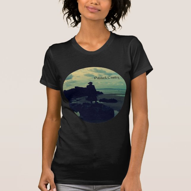 Poldark Land-Foto Cornwall England T-Shirt (Vorderseite)
