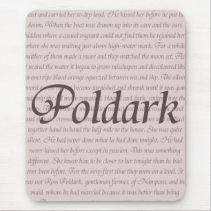 Poldark Zitat Mousepad