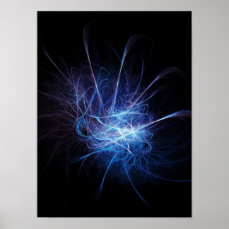 pôle d'étincelle électrique chaos Poster