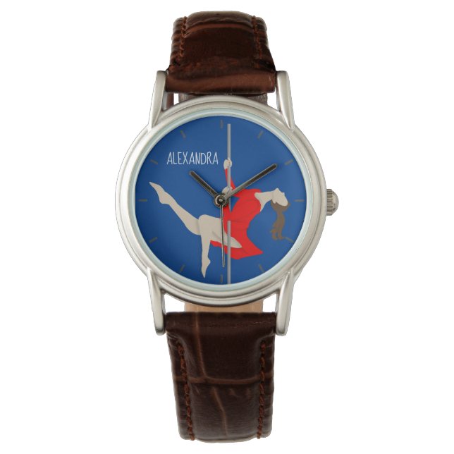 Pole Fitness Armbanduhr (Vorderseite)
