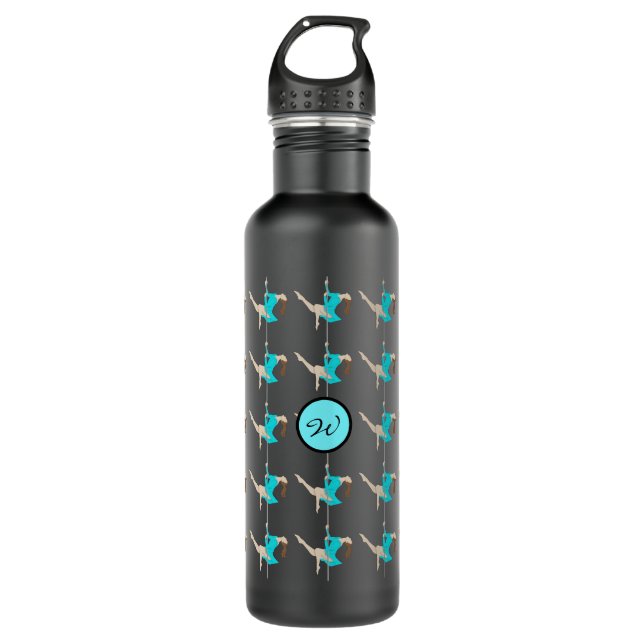 Pole Fitness Edelstahlflasche (Vorderseite)