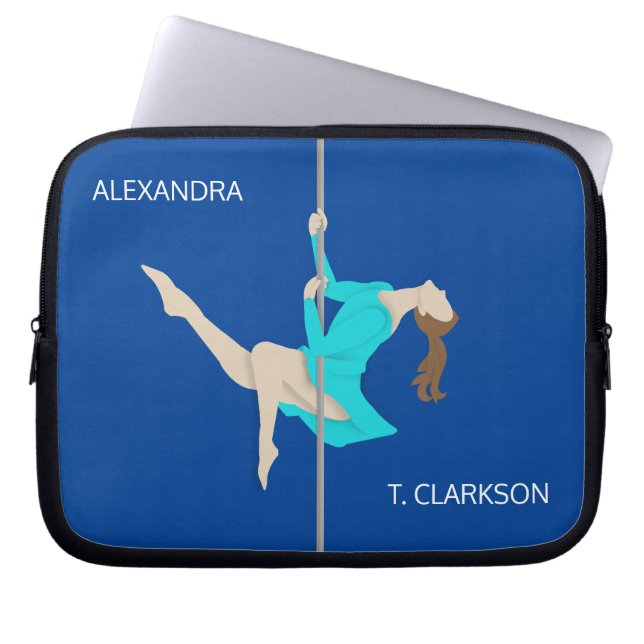 Pole Fitness Laptopschutzhülle (Vorderseite)