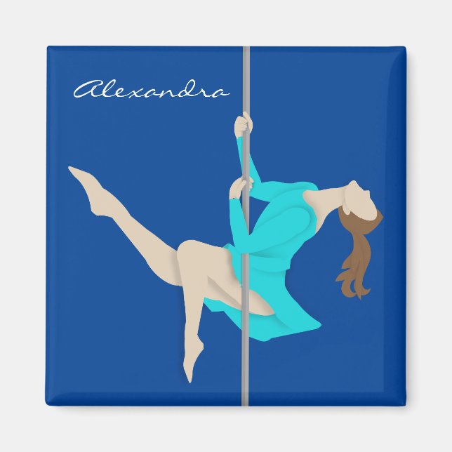 Pole Fitness Magnet (Vorne)
