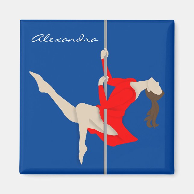 Pole Fitness Magnet (Vorne)