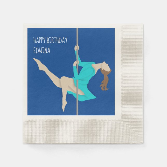 Pole Fitness Serviette (Vorderseite)