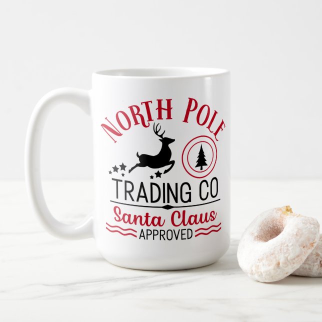 Pôle Nord - Commerce de café Mug (Avec donut)