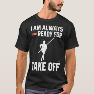 Pole Vault Athlete Design für Pole Jumper Vaultier T-Shirt