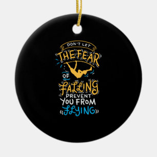 Pole Vault Keramik Ornament