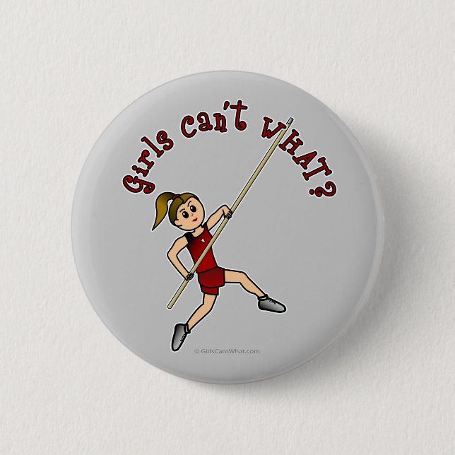 Pole Vault - Red (Light) Button (Vorderseite)