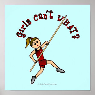 Pole Vault - Rot (hell) Poster