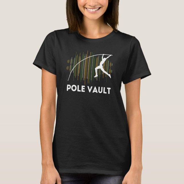Pole Vault Vintag Look Pole Vaulting T-Shirt (Vorderseite)