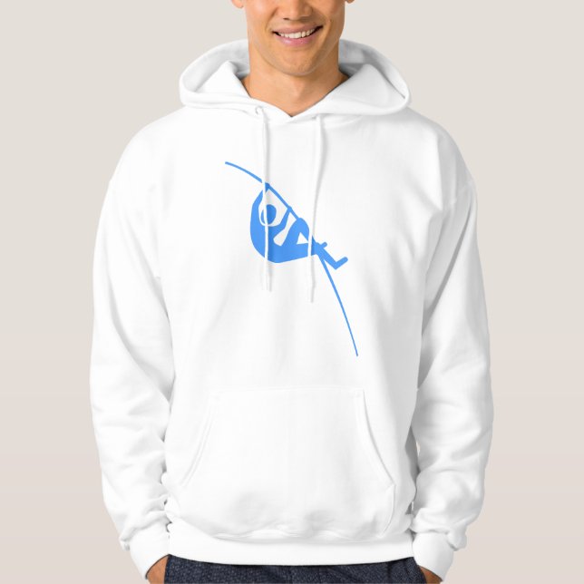Pole Vaulting - Baby Blue Hoodie (Vorderseite)
