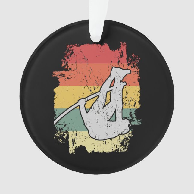 Pole Vaulting Design für einen Pole Vaulter Ornament (Vorderseite)