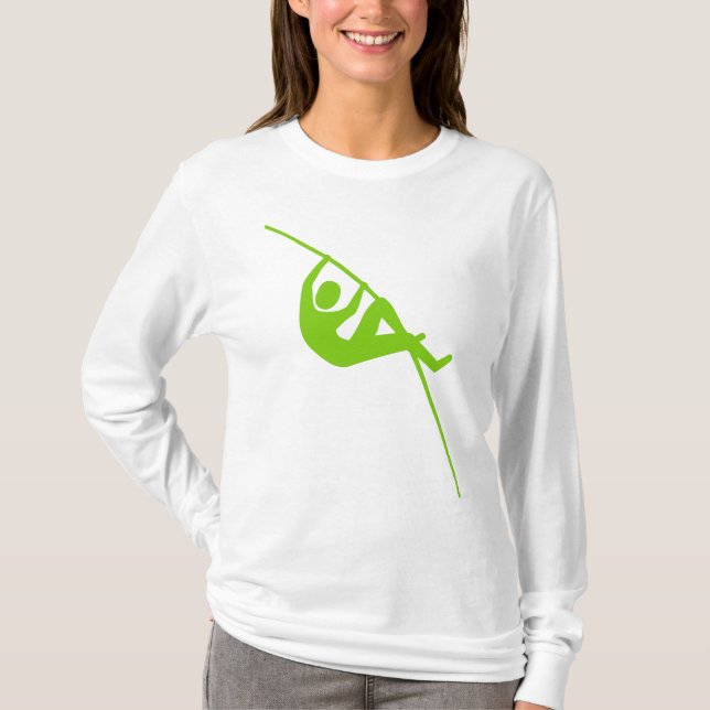 Pole Vaulting - Mars Green T-Shirt (Vorderseite)