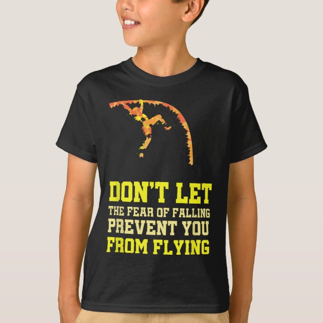 Pole Vaulting Pole Track & Field Pole Vault T-Shirt (Vorderseite)