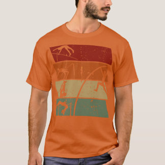 Pole Vaulting Retro Vintag T-Shirt