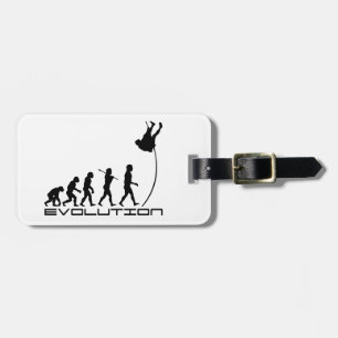 Pole-Wölbungs-Sport-Evolutions-Kunst Gepäckanhänger