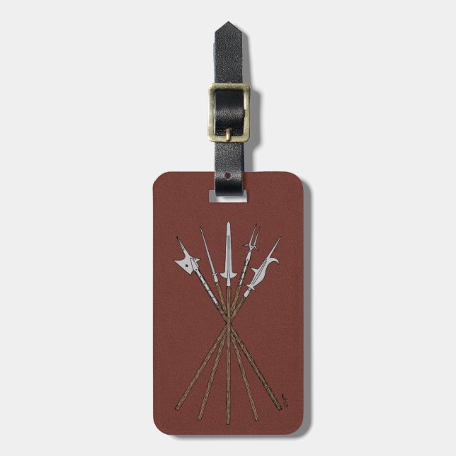 Polearms aus dem 16. Jahrhundert Gepäckanhänger (Vorderseite vertikal)