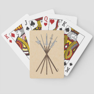 Polearms aus dem 16. Jahrhundert Spielkarten