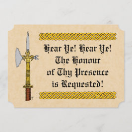 Poleaxe von Edward IV Einladung