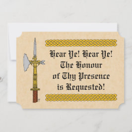 Poleaxe von Edward IV Einladung