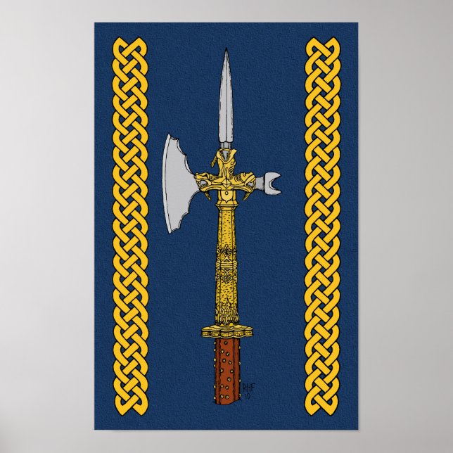 Poleaxe von Edward IV Poster (Vorne)