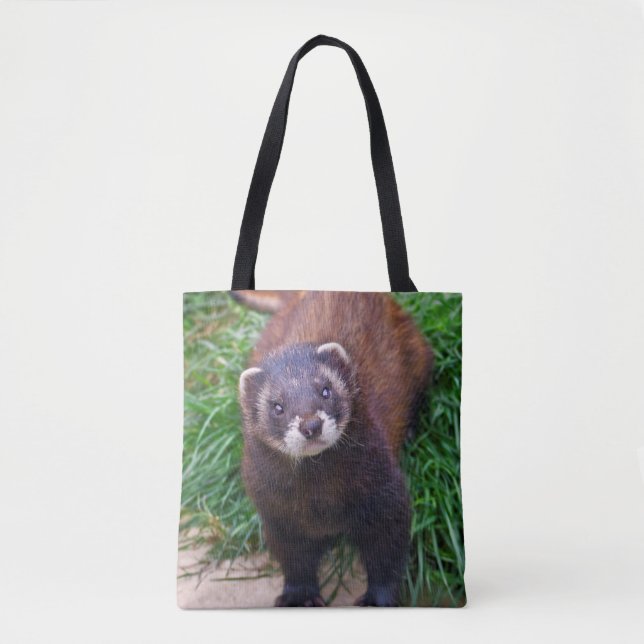 Polecat ganz über Druck-Tasche Tasche (Vorderseite)