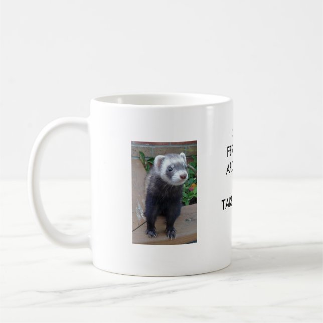 Polecatfrettchen Kaffeetasse (Links)