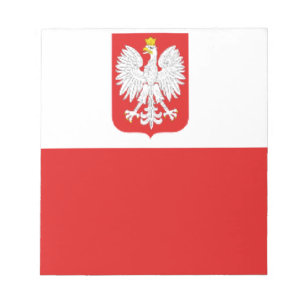 Poleflagge Notizblock