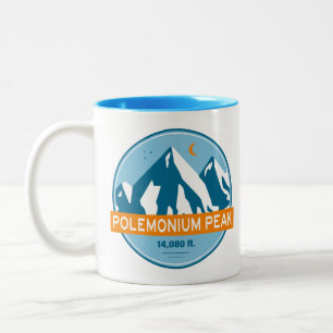 Polemonium Peak Kalifornien Sterne Mond Zweifarbige Tasse