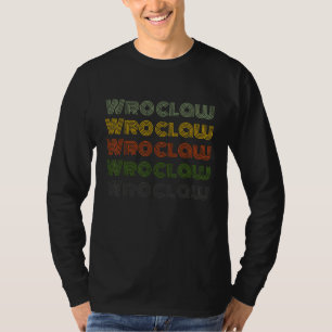 Polen 70er Jahre Stadt Retro Vintage Wroclaw T-Shirt