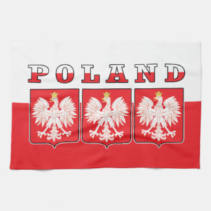 Polen - Adelsflagge Geschirrtuch
