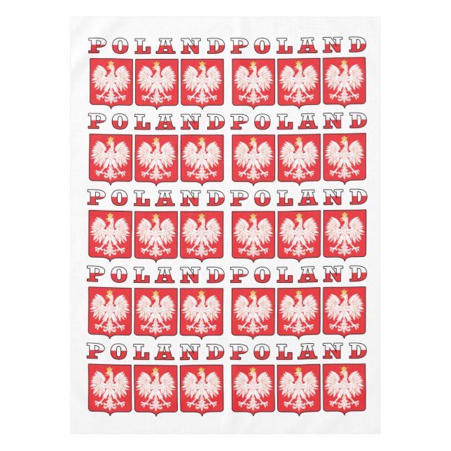 Polen - Adelsflagge Tischdecke (Vorderseite)
