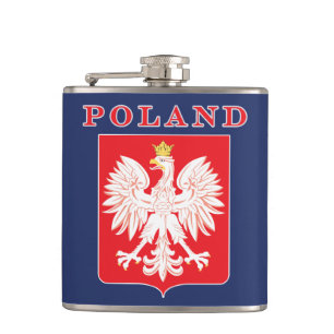 Polen Adlerschild Flachmann