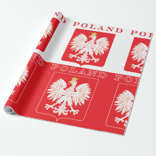 Polen Adlerschild Geschenkpapier